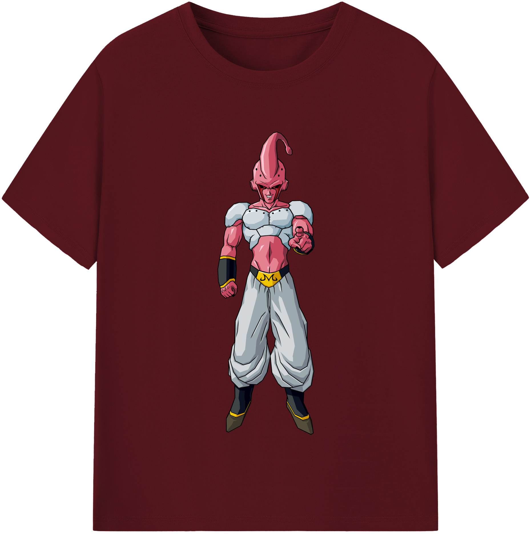 （画像用） ドラゴンボール 魔人ブウ DRAGON BALL Majin Buu 綿100％半袖Tシャツ（フロントプリント）